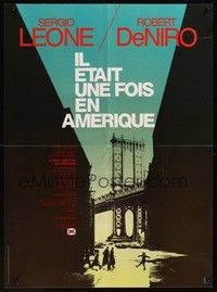 5s577 ONCE UPON A TIME IN AMERICA French 23x32 '84 directed by Sergio Leone, different Hurel art!