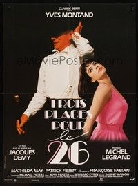 5s599 THREE PLACES FOR THE 26th French 23x32 '88 Yves Montand, Mathilday May, Jacques Demy!