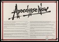 5s279 APOCALYPSE NOW reviews German '79 Francis Ford Coppola, Vietnam war epic!