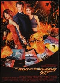 5s330 WORLD IS NOT ENOUGH German '99 Pierce Brosnan as James Bond, Denise Richards, Marceau!