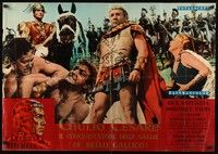 5s036 CAESAR THE CONQUEROR Italian lrg pbusta '62 Cameron Mitchell as Julius Caesar!