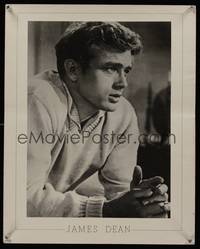 5t599 JAMES DEAN commercial poster '80s great close-up of Dean in sweater!