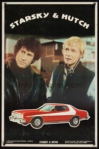 5t596 STARSKY & HUTCH TV commercial poster '76 David Soul, Paul Michael Glaser, Gran Torino!