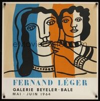 5t123 FERNAND LEGER French '64 French art exhibit!
