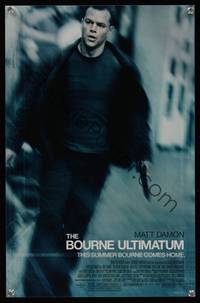 5t275 BOURNE ULTIMATUM advance special poster '07 Matt Damon is Jason Bourne!