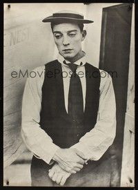 5t569 BUSTER KEATON commercial 29x41 '60s great image of Keaton!