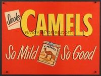 5t470 CAMELS special 21x28 '51 cool artwork of Camel cigarettes, so mild, so good!