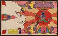 5t471 CAPRICORN 2-sided special 13x22 '71 wild psychedelic Peter Max artwork!