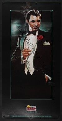 5t282 CARY GRANT video special 20x40 '86 really cool artwork by Drew Struzan!