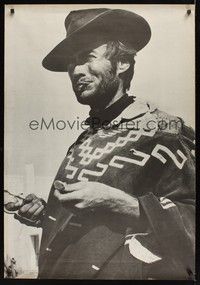 5t570 CLINT EASTWOOD commercial 30x43 '65 great image of Eastwood as the man with no name!