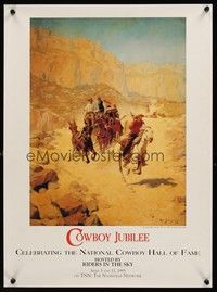 5t288 COWBOY JUBILEE special 17x23 '95 Riders in the Sky, art by Charles Schreyvogel!