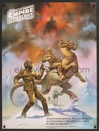 5t310 EMPIRE STRIKES BACK #2 special 18x24 '80 George Lucas sci-fi classic, Vallejo art of Hoth!