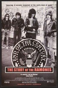 5t311 END OF THE CENTURY: THE STORY OF THE RAMONES special 11x17 '03 great image of the band!