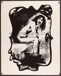 5t493 FRANK ZAPPA special 23x29 '70s wild image of Zappa on the toilet!