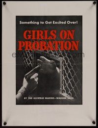 5t337 GIRLS ON PROBATION special 13x18 '38 Jane Bryan, Reagan, something to get excited over!
