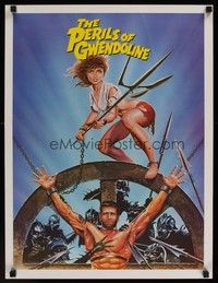 5t346 GWENDOLINE special 19x25 '84 sexy Tawny Kitaen, Brent Huff, great Stevens artwork!