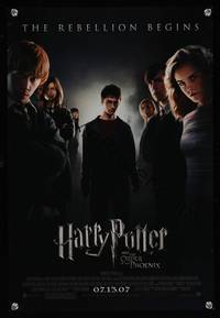 5t348 HARRY POTTER & THE ORDER OF THE PHOENIX advance special poster '07 Daniel Radcliffe!