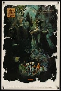 5t590 LORD OF THE RINGS commercial 22x34 '78 classic J.R.R. Tolkien novel. cool art in Moria!