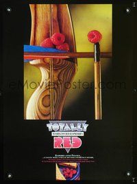 5t555 TOTALLY RED Archery style special poster '80s Washington Raspberries!