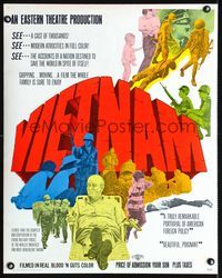 5t563 VIETNAM special poster '68 wacky satirical poster, art by Nordahl!