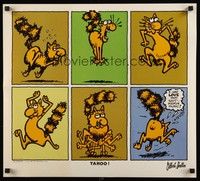5t568 YAHOO special 20x22 '79 wacky Gilbert Shelton art of dancing cat!