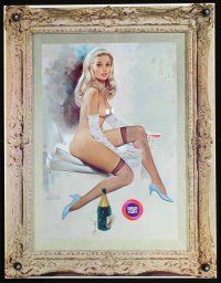 5t504 HAROLD'S CLUB 4 special posters '60s Reno gambling casino, sexiest pinup art by Fritz Willis!