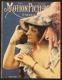 5v042 MOTION PICTURE CLASSIC magazine May 1916 art of pretty Vera Sisson by Leo Sielke!