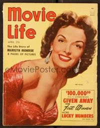5v114 MOVIE LIFE magazine April 1954 Jane Russell from French Line + life story of Marilyn Monroe!