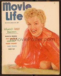 5v112 MOVIE LIFE magazine Nov 1952 Marilyn Monroe, Hollywood's hottest newcomer, by Dave Peskin!