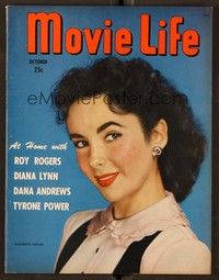 5v111 MOVIE LIFE magazine October 1948 Elizabeth Taylor from A Date with Judy by Clarence S. Bull!