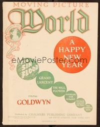 5v034 MOVING PICTURE WORLD exhibitor magazine Dec 31, 1921 special Xmas issue w/star portraits!