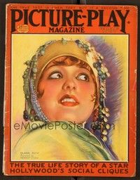 5v048 PICTURE PLAY magazine February 1927 wild artwork of Clara Bow by Modest Stein!