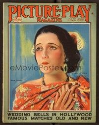 5v047 PICTURE PLAY magazine January 1927 artwork portrait of Jetta Goudal by Modest Stein!