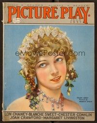 5v053 PICTURE PLAY magazine July 1927 great art of pretty Gilda Gray by Modest Stein!