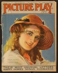 5v051 PICTURE PLAY magazine May 1927 art of pretty smiling Norma Shearer by Modest Stein!