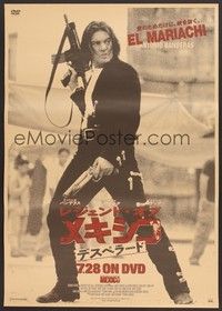 5w620 ONCE UPON A TIME IN MEXICO video Japanese '03 full-length Antonio Banderas with machine gun!