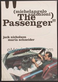 5w631 PASSENGER Japanese R96 Michelangelo Antonioni, Jack Nicholson & Maria Schneider in car!