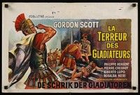 5x479 CORIOLANUS: HERO WITHOUT A COUNTRY Belgian '64 Coriolano: eroe senza patria, cool art!