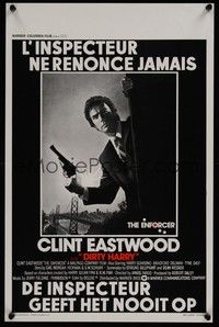5x511 ENFORCER Belgian '76 great artwork image of Clint Eastwood as Dirty Harry!
