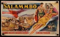 5x610 LOVES OF SALAMMBO Belgian '62 art of barbarian Edmund Purdom & sexy Jeanne Valerie!