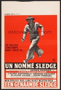 5x616 MAN CALLED SLEDGE Belgian '70 James Garner is savage, ornery & beautiful!