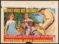 5x643 NEVER TAKE SWEETS FROM A STRANGER Belgian '61 art of scared little girls and creepy man!