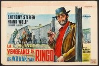 5x679 RINGO FACE OF REVENGE Belgian '67 Los cuatro salvajes, artwork of cowboy Anthony Steffen!