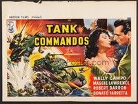 5x707 TANK COMMANDOS Belgian '59 AIP, cool different artwork of WWII tanks in battle!