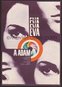 5x365 EVE & ADAM Czech 11x16 '73 Horst E. Brandt's Eva und Adam, cool art by Karel Vaca!