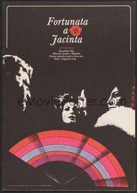 5x372 FORTUNATA & JACINTA Czech 11x16 '72 Angelino Fons's Fortunata y Jacinta, cool art by Fiser!