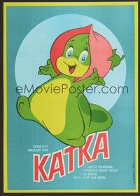 5x381 KATY CATERPILLAR Czech 11x16 '85 Spanish animation, cute cartoon artwork by Alexej Jaros!