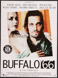 5x241 BUFFALO '66 French 15x21 '98 sexy Christina Ricci & star/director Vincent Gallo!