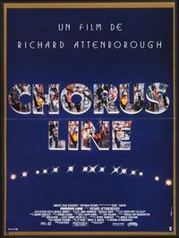 5x246 CHORUS LINE French 15x21 '85 Michael Douglas, completely different poster image!