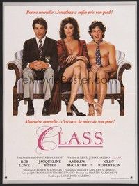 5x247 CLASS French 15x21 '83 Solie art of Rob Lowe, Jacqueline Bisset, & naked Andrew McCarthy!